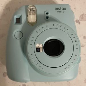 Ice Blue Polaroid Camera Instax Mini 9